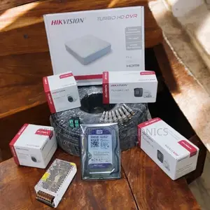 Hikvision 4 Cameras 1080p Security System Kit Night Vision Waterproof
