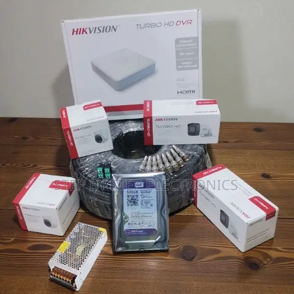 4 Hikvision Hd 1080p CCTV Kit Cloud Storage Backup Motion Detection