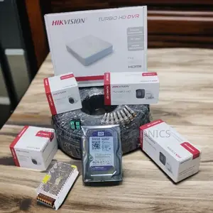 Hikvision 4 CCTV Cameras Kit 1080p Hd Indoor Outdoor Night Vision DVR