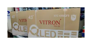 Vitron 43 Inches Qled Smart Android Frameless With Bluetooth