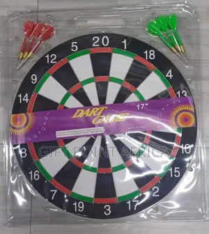 17 Inch Dart Board With 6 Darts