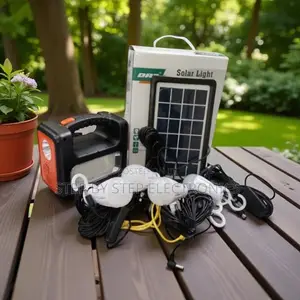 Dat at-9011b Solar Lighting System With Torch and 3w Led Bulbs