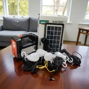 Dat at-9011b Portable Solar Lighting Kit With Bluetooth and Fm Radio
