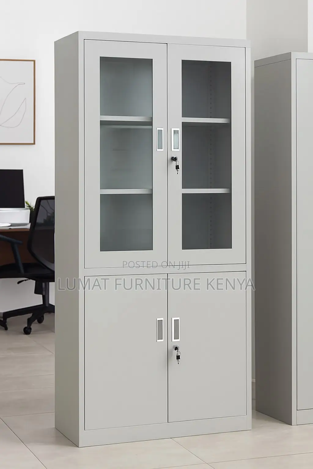 Half Glass Office Cupboard