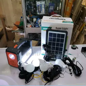 Dat at-9011b Home Solar Lighting Kit With Fm Radio + Usb Phone Charger