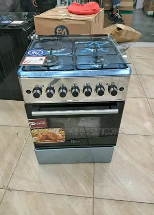 Roch 3+1e Standing Cooker-60cm Electric Oven, Gas Electric