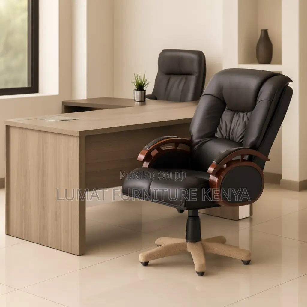 High-Back Leather Boss Chair,