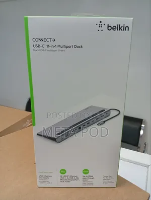 Belkin Connect 11-in-1 Usb-C Multiport Dock and Stand