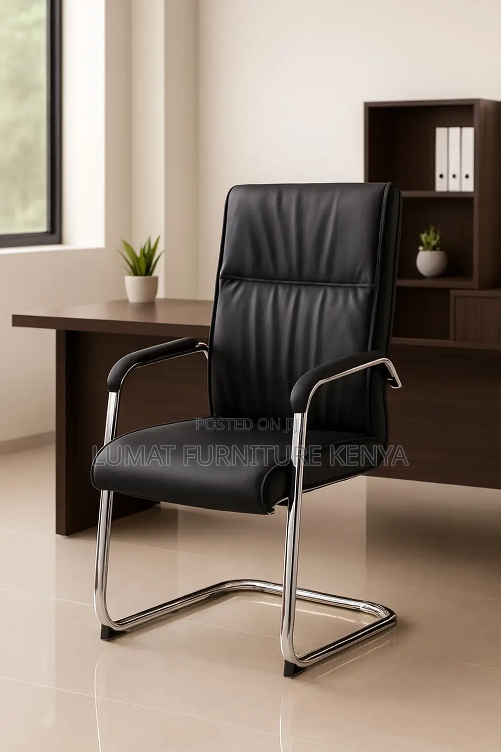 Guest Leather Office Chair