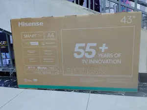 Hisense 43 Inch Smart Full Hd Tv, Frameless, 43a4