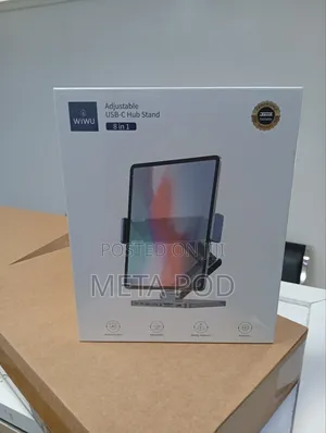 Wiwu Ah801 Adjustable 8-in-1 Usb-C Tablet Hub Stand