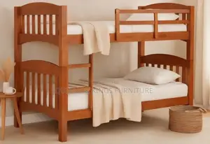 4.5by6 Mahogany Bed Dable Deka/Bank Bed for Kids and Adults Strong
