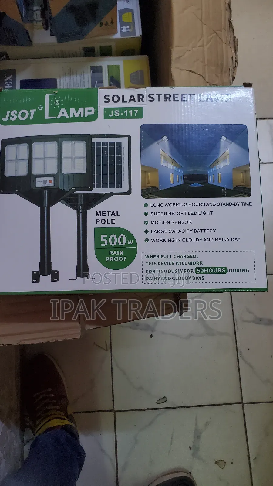 Jsot 500w Solar Led Light