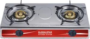 Globalstar 2 Burner Stainless Steel Auto Ignition Gas Stove
