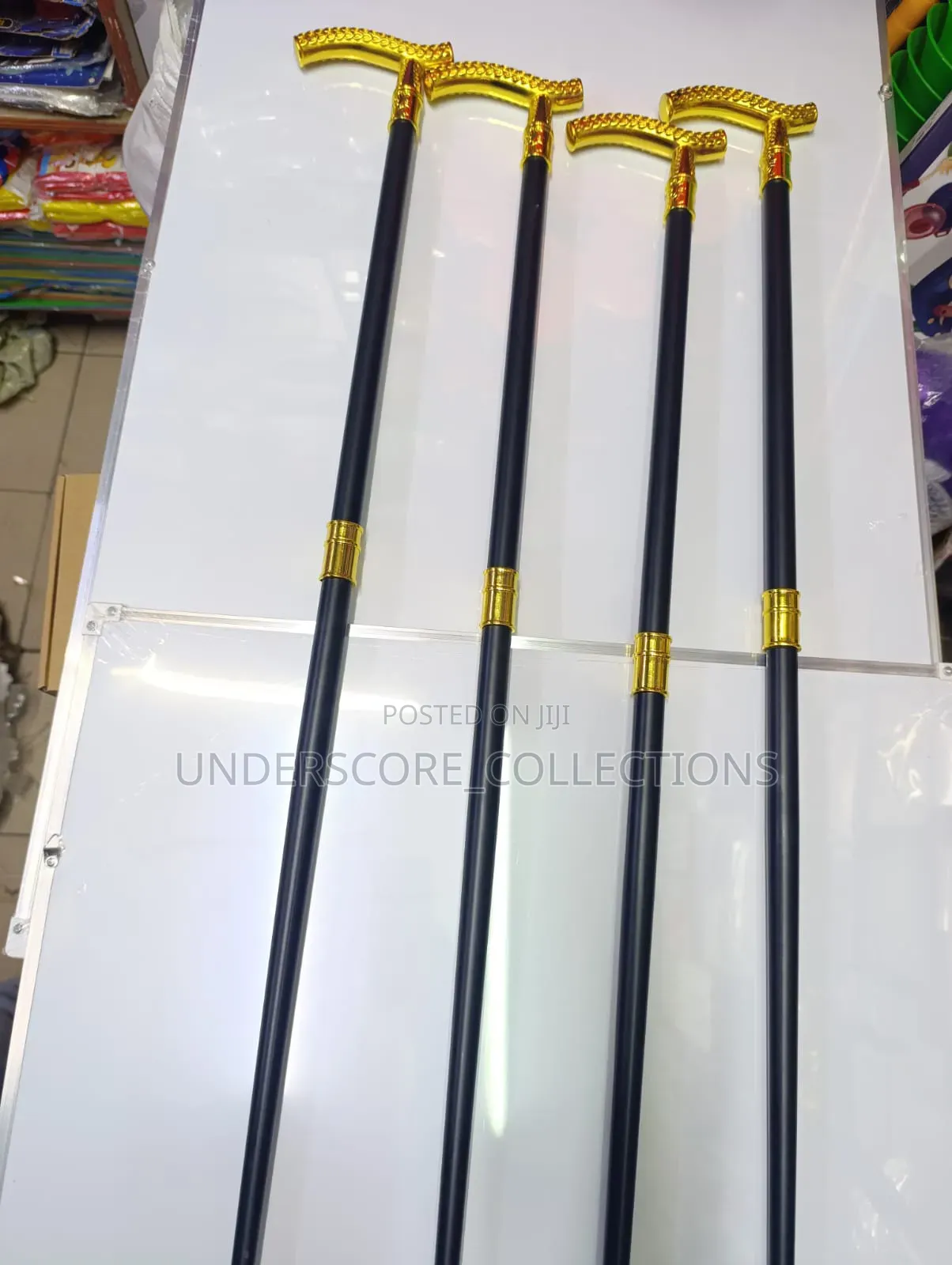 Executive Mettalic Foldable Walking Stick