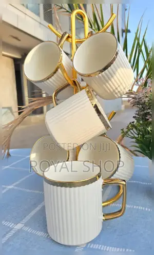 Ceramic Gold Mug