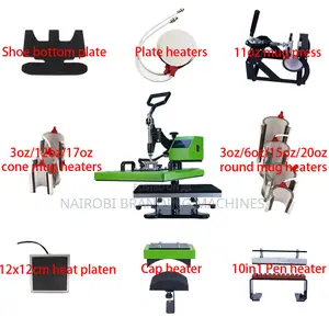 Multifunctional Heat Transfer Cap/Mug/ T -Shirt Printing 15 in 1