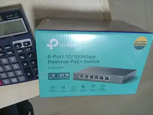Tp-Link 6-Port 10/100mbps Desktop Switch With 4-Port Poe+ - Tl-Sf1006p