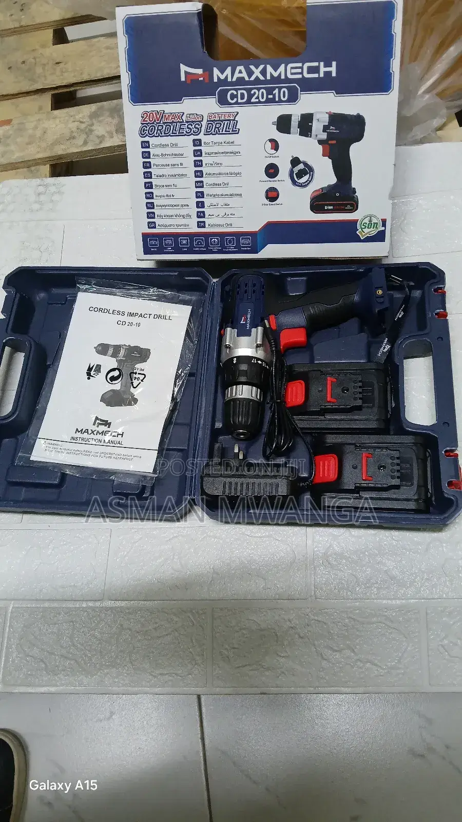 Cordless Drill Maxmech Dc20-10