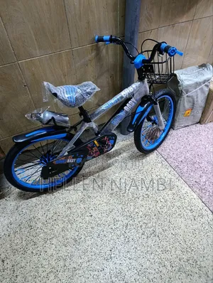Size 20 Bicycle With Basket and Padded Seat