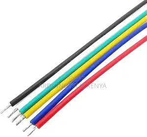 60pcs Breadboard Jumper Wire Kit 6-Color 24awg Tin-Plated Solid Wires