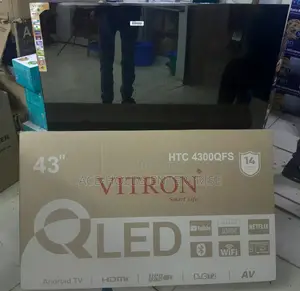 Vitron 43" Qled Smart Android Tv – Ultra Hd | Frameless Design