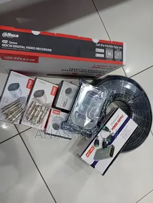 Impressive Dahua 4 CCTV Cameras Full Kit 2mp With Night Vision