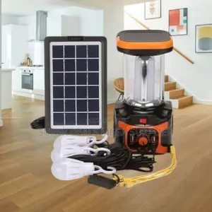 Lightweight Portable Solar Lighting System With Mp3 and Bluetooth