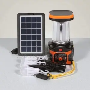 Portable Solar Lighting System With Lithium Battery and Bluetooth