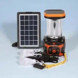 Home Solar Lighting Kit With Mp3 Player, Fm Radio and Usb Charging