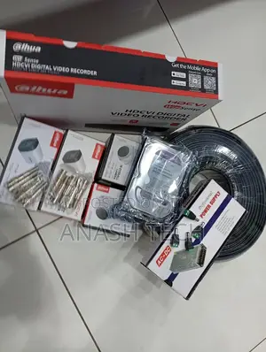 Economical Dahua 4 Channel CCTV Camera Full Package With Night Vision