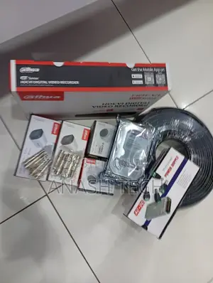 Well Maintained 4 Channel Dahua Camera Complete Camera Package