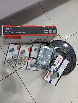 Complete 4 Cameras Dahua 4channel CCTV Full Package 1080p Camera