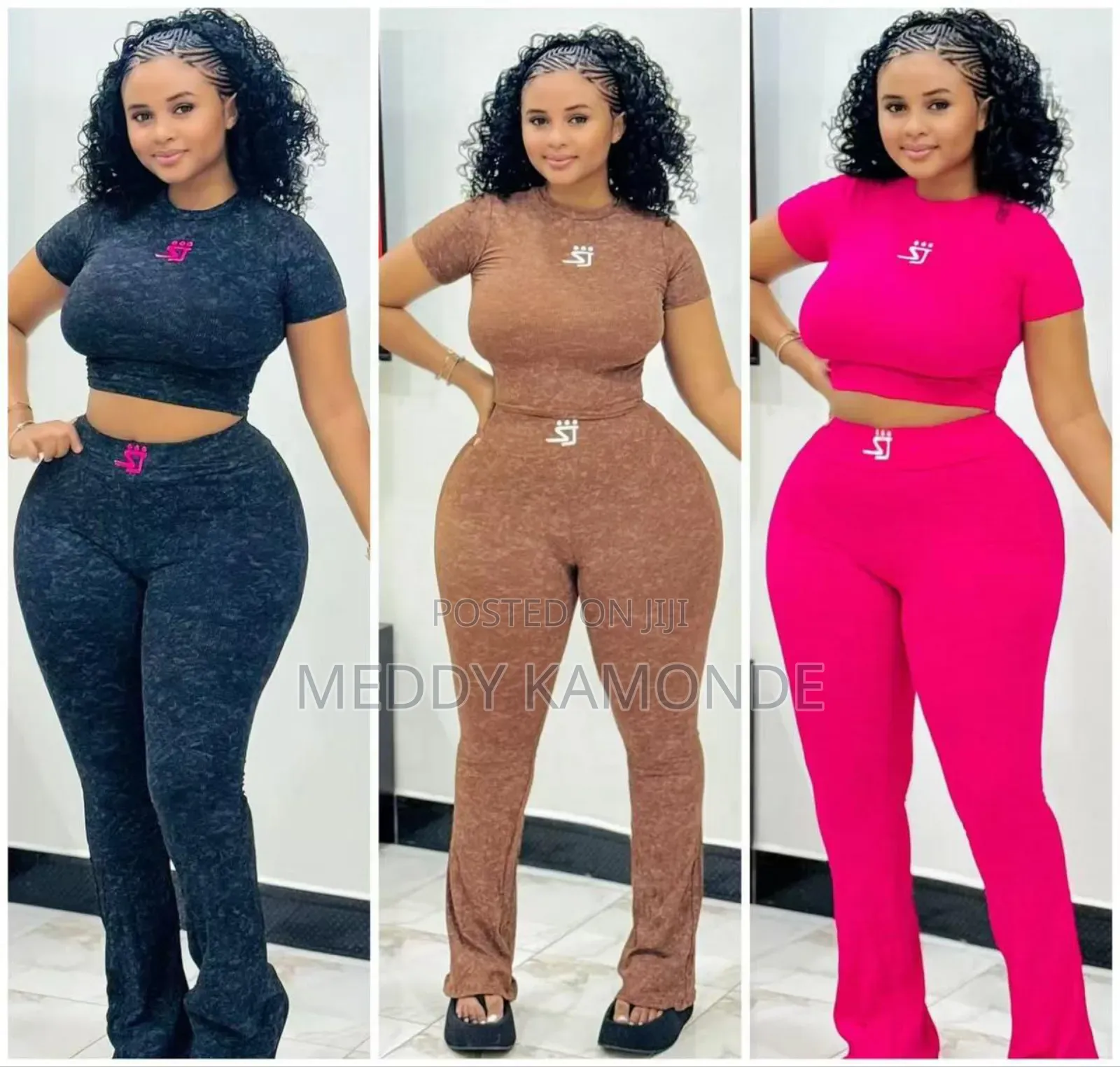 Black/Pink 2pc Set
