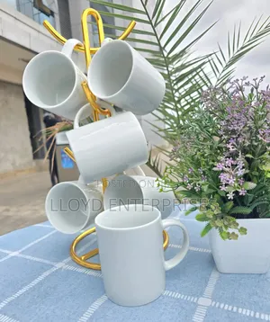 Pure White 300ml Ceramic Mugs