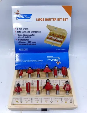 12pcs Router Bit Set 8mm