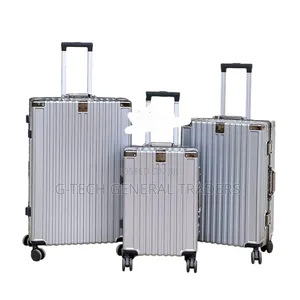 3 In 1 Managerial Aliminium Flame Zippless Suitcase Travel Bag