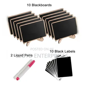 10pcs Food Label Black Boards