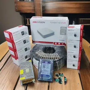 8 Hikvision 1080p 2mp CCTV Kit With Night Vision and Smartphone Access
