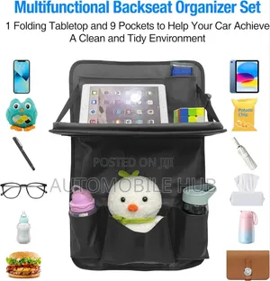 Car Back Seat Organiser Cup Holder | Universal Storage Bag