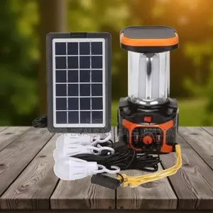 Solar Lighting System With Lithium Battery, Mp3 and Usb Charging