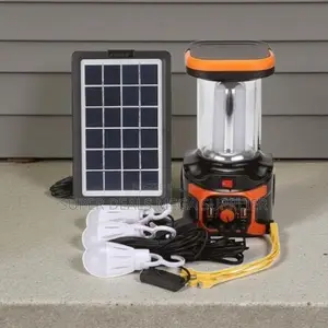 Mp3 Fm Radio Solar Lighting Kit With Torch and Led Bulbs