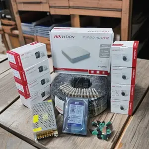 8 Hikvision 1080p CCTV Kit With Indoor Outdoor Waterproof Cameras