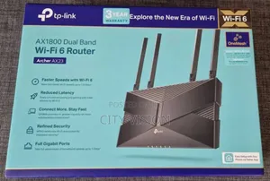 Tp-Link Ax1800 Dual Band Wifi 6 Router Tl-Archer Ax23
