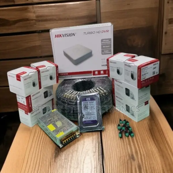 8 Hikvision 1080p Security Kit With Smartphone Access and Cloud Backup