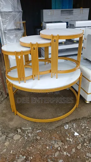 4 in 1 Executive Pure Marble Table