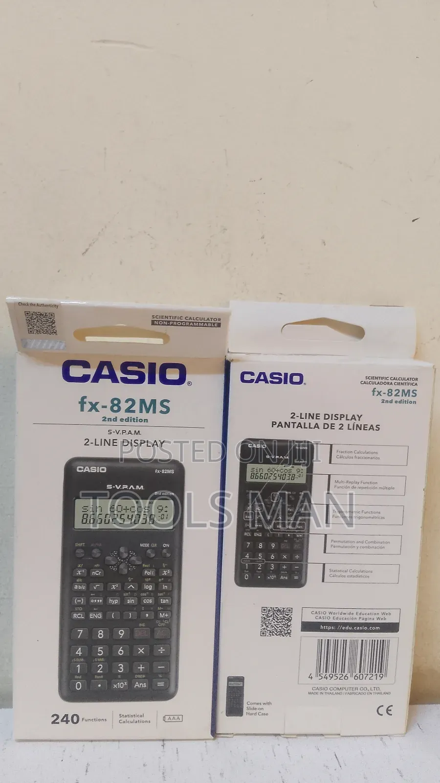 Casio Fx-82ms 2nd Edition Scientific Calculator.