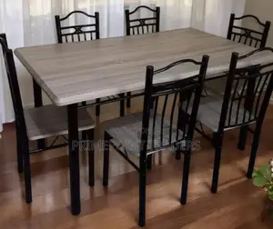 Executive Elegance 6-Seater Dining Table