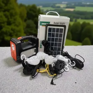 Dat at-9011b Solar Lighting Kit With Fm Radio Usb Charging and Torch