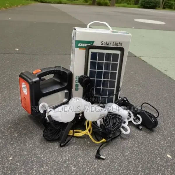Dat at-9011b Home Solar Lighting System With Bluetooth and Torch